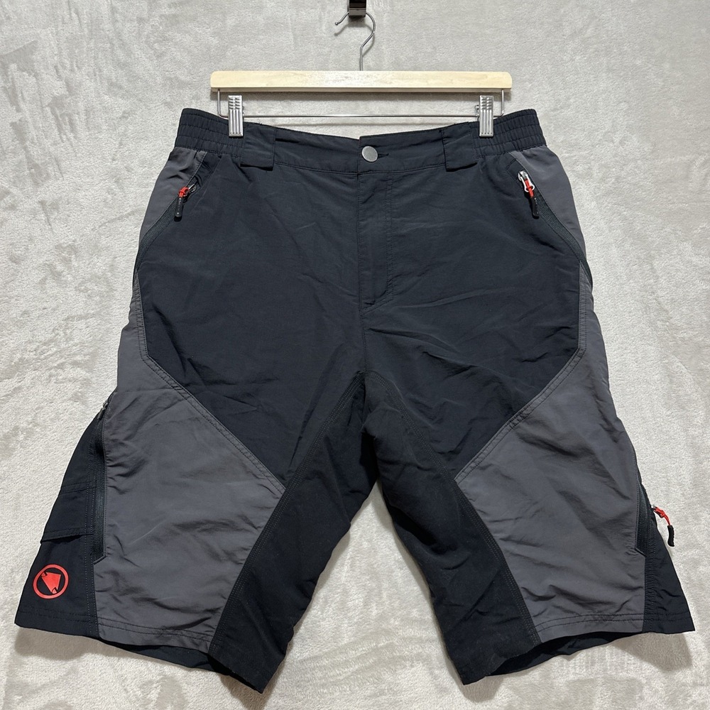 Endura Hummvee Shorts Mens Large Black Mountain Bike MTB Cycle‎ 13"